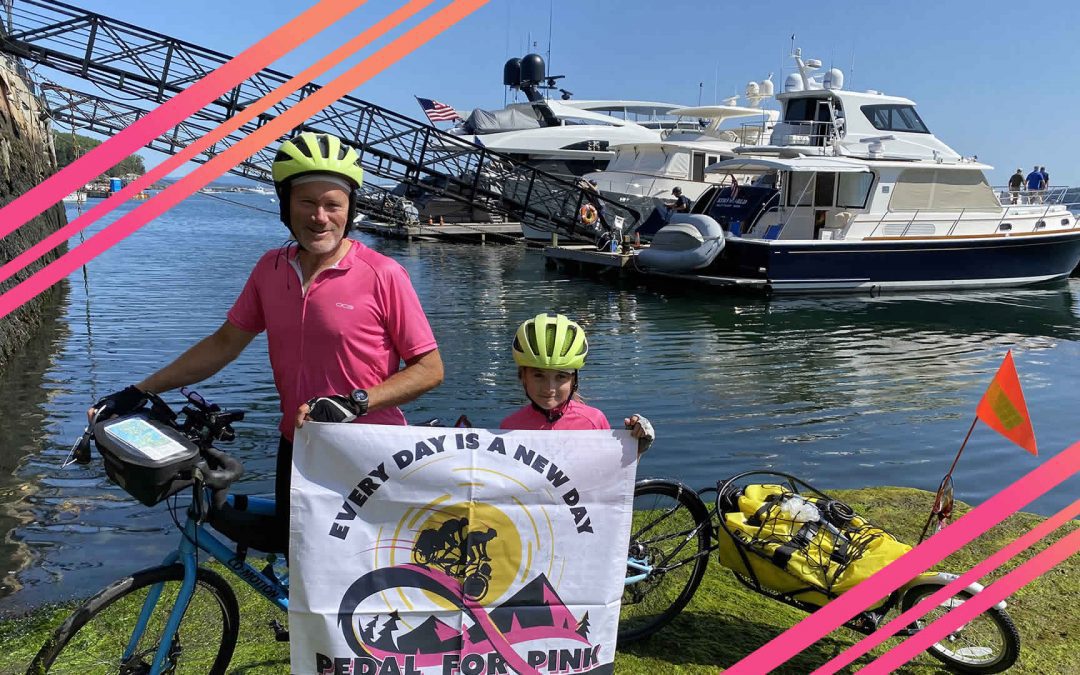 The Finish Line in Bar Harbor Maine!