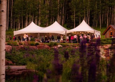 Songwriter Soiree tents and VIP sponsors