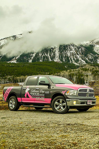 Tuffy the Truck Tuffy the truck is part of Gunnison Tough's transportation fleet.
